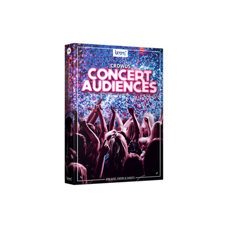 BOOM Library CROWDS CONCERT AUDIENCES Sound Effects Library, Download