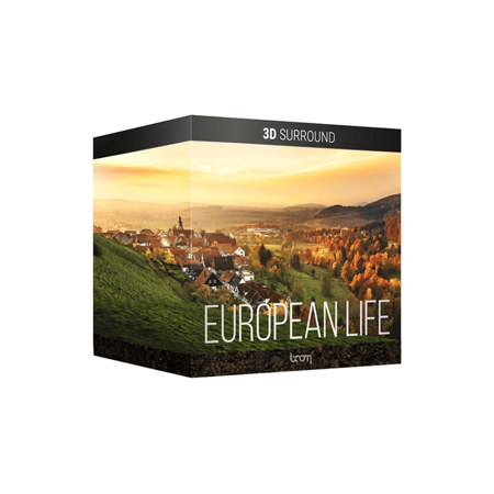 BOOM Library EUROPEAN LIFE 3D SURROUND and STEREO Sound Effects Library,Download