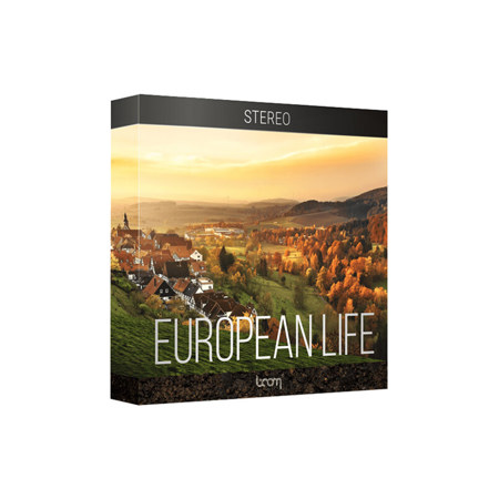BOOM Library EUROPEAN LIFE STEREO Edition Sound Effects Library, Download
