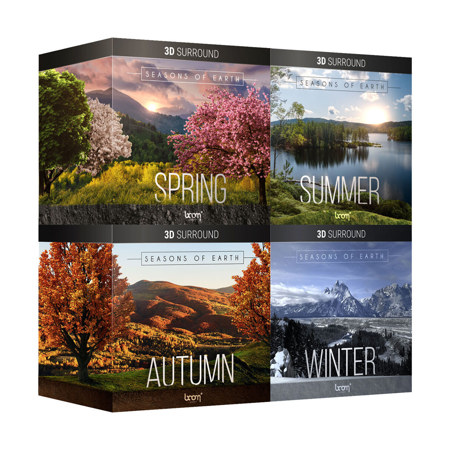 BOOM Library SEASONS OF EARTH 3D SURROUND Sound Effects Library Bundle, Download