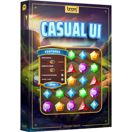 BOOM Library CASUAL UI Construction Kit Sound Effects Library, Download
