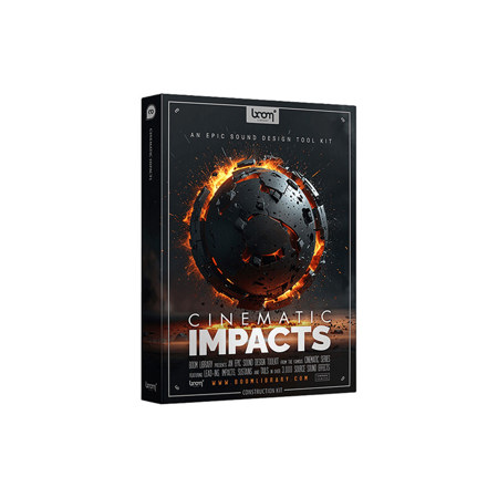 BOOM Library CINEMATIC IMPACTS Construction Kit Sound Effects Library, Download