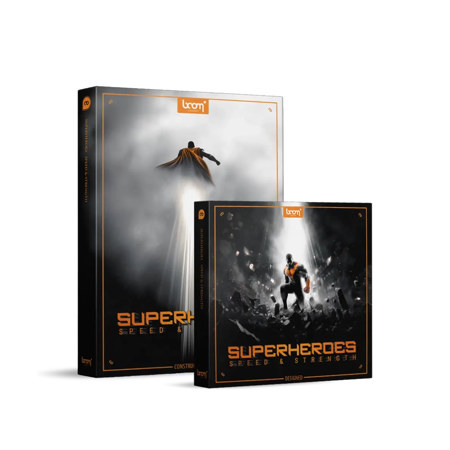 BOOM Library SUPERHEROES SPEED and STRENGTH Sound Effects Library Bundle, Download