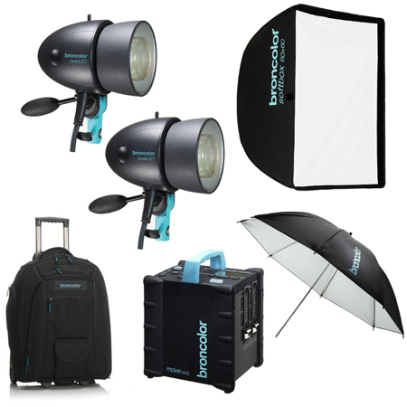 Broncolor Move 1200 L Outdoor 2-Head Flash Kit 2