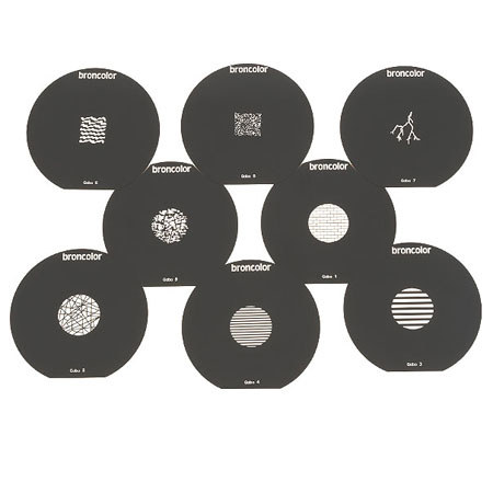 Broncolor Gobo Set, 8 Pieces for Projection Attachment