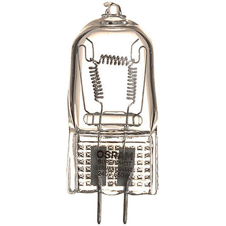 Broncolor 650W/240V Halogen Modeling Lamp with 5x20mm/3.15AF Fuse for Unilite Lamphead with GX6.35 Base