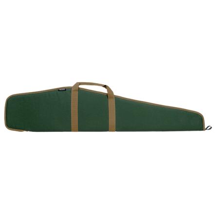 Bulldog Pit Bull 48" Scoped Nylon Rifle Case, Green with Camel Trim