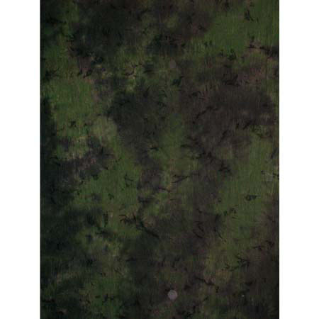 Belle Drape Adorama Belle Drape 3-D Series, 10' x 24' Painted Muslin Background, Style #317. Color: Greens, Black, Plum