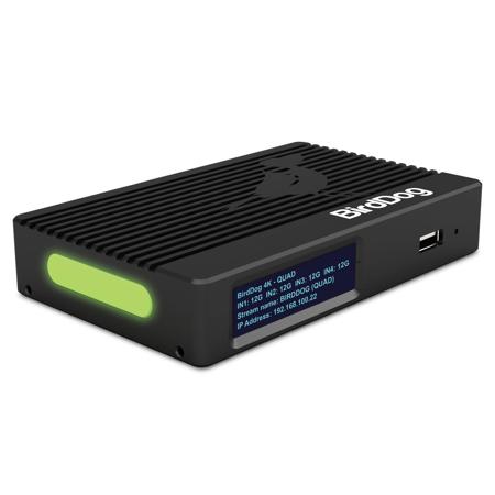 BirdDog 4K Quad 4-Channel 12G SDI to NDI Encoder/Decoder BD4KQUAD