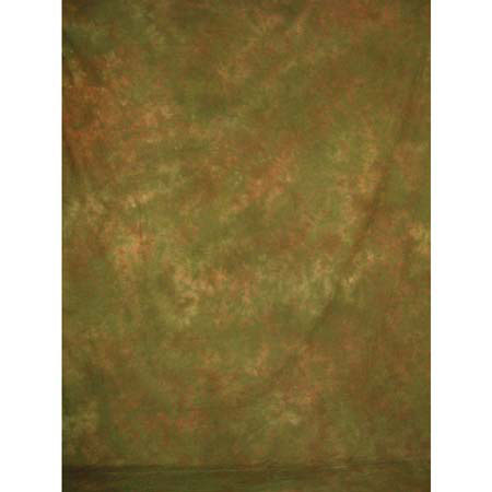 Belle Drape Adorama Belle Drape Color Pattern Series, 10' x 24' Painted Muslin Background, Style #501. Color: Greens and Browns
