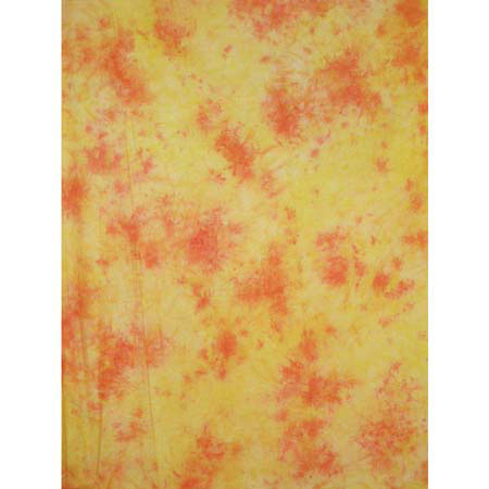 Belle Drape Adorama Belle Drape Color Pattern Series, 10' x 24' Painted Muslin Background, Style #537. Color: Orange, Yellow