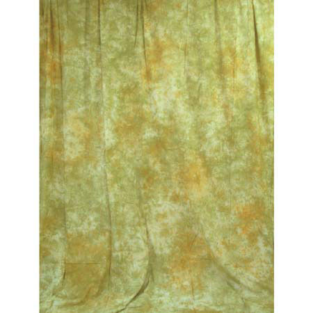 Belle Drape Adorama Belle Drape Color Pattern Series, 10' x 24' Painted Muslin Background, Style #541. Color: Pale Greens.