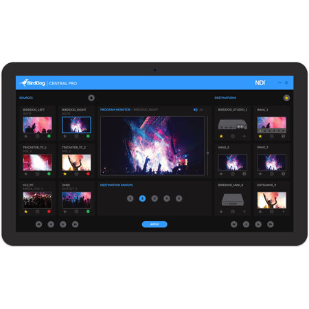 BirdDog Central Pro Video Distribution and Routing Control Software, Download
