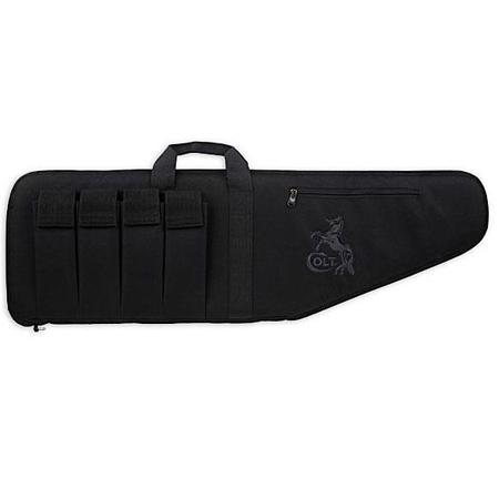 Bulldog Standard 40" Tactical Rifle Case with Colt Logo, Black