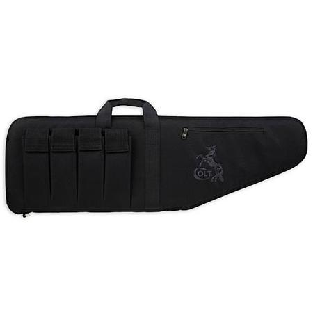 Bulldog Standard 45" Tactical Rifle Case with Colt Logo, Black