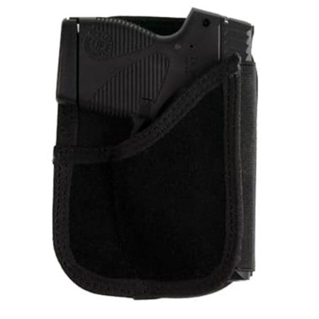 Bulldog Concealed Wallet Holster, Fits .22, .25, .32 or .380 Mini Pistols, Black