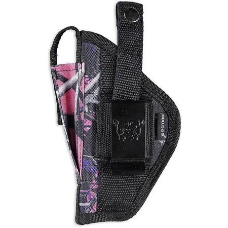 Bulldog Extreme Belt and Clip Ambi Holster, Fits Mini Semi Autos,Muddy Girl Camo