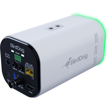 BirdDog Maki Ultra 8.4MP 4K UltraHD NDI|HX3 12x Box Camera White