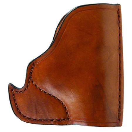 Bulldog Right Hand Belt Slide Holster, Fits Small and Mini Auto Pistols, Tan