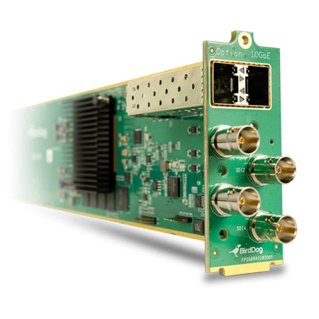 BirdDog OG4 4-Channel 4Kp60 NDI Encoder/Decoder openGear Card