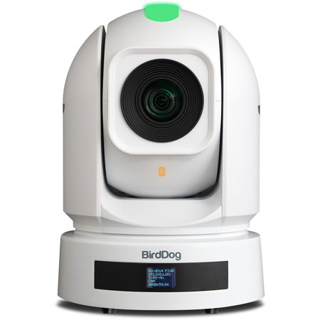 BirdDog P240 Full HD Full NDI/HDMI/3G-SDI 40x PTZ Camera, White