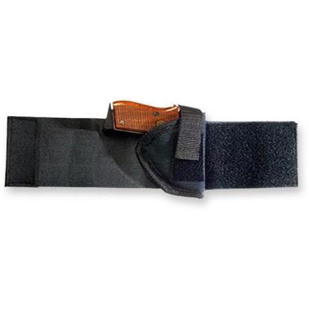 Bulldog Right Hand Ankle Holster, Fits Most Autos with 2-3" Barrels, Black Nylon