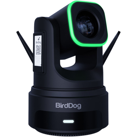 BirdDog X4 Ultra 4K Ultra HD NDI|HX3 3G-SDI/IP 20x PTZ Camera with AI Tracking Black