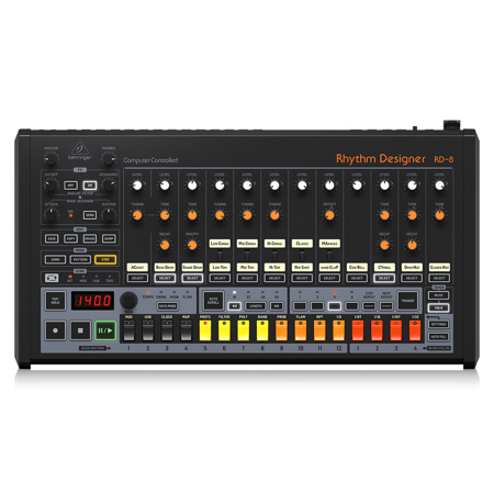 Behringer RD-8 MKII Rhythm Designer Classic Analog Drum Machine