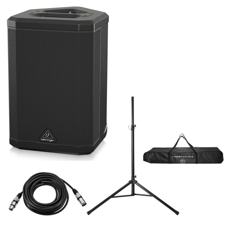 Behringer B1X 250W All-In-One Portable PA Bluetooth Speaker, w/Stand & XLR Cable