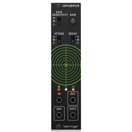 Behringer Radar Eurorack Module with Contact and Pickup Microphones