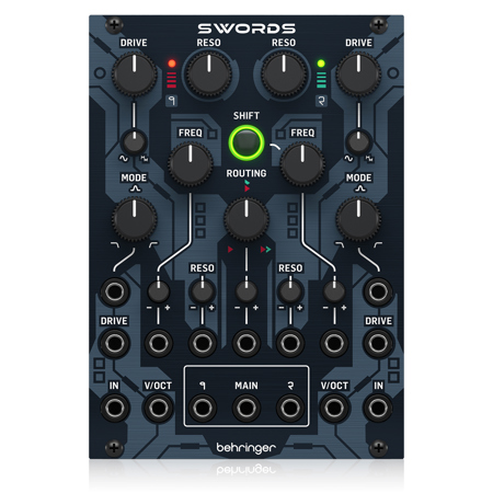 Behringer SWORDS Dual Analog Multi-Mode Filter Module for Eurorack