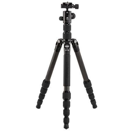 Benro Tripster 0 Series 5-Section Carbon Fiber Travel Tripod/Monopod, Black