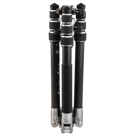 Benro Tripster Travel Carbon Fiber Tripod/Monopod, 2 Series, Titanium