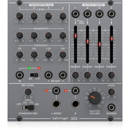 Behringer System 100 305 EQ Mixer Output Eurorack Module