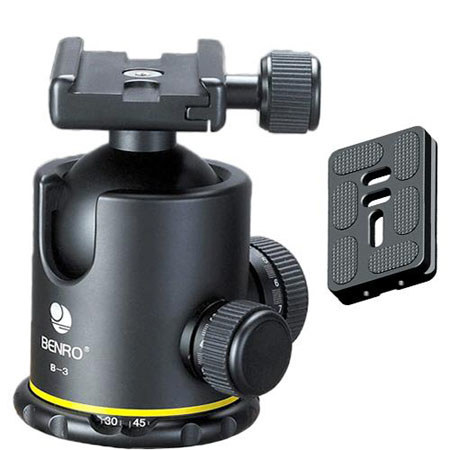Benro B-3+PU-60 series Ball Head with Quick Release