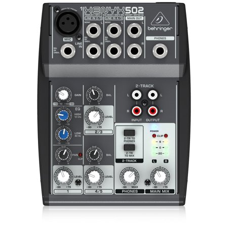 Behringer XENYX 502 5-Channel Compact Audio Mixer