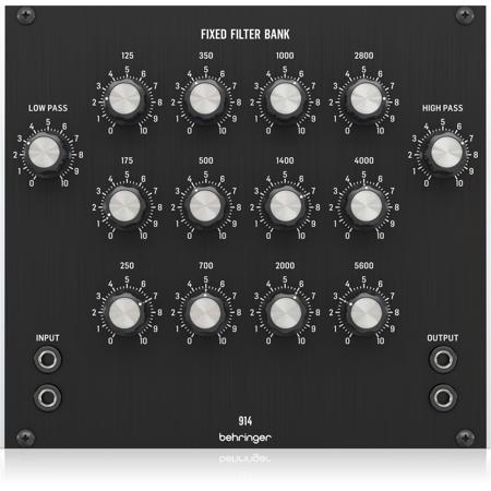 Behringer 914 Legendary Analog Fixed Filter Bank Module for Eurorack