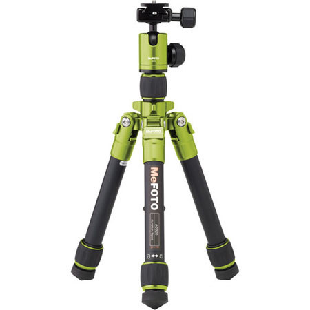 MeFOTO Daytrip Mini 2-Section Aluminum Tripod Kit w/Q00 Ballhead & QR - Green