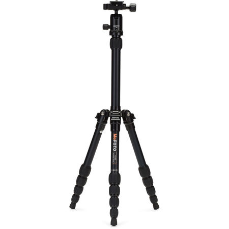 MeFOTO Backpacker Travel Tripod 5-section Aluminum Tripod with BallHead -Black