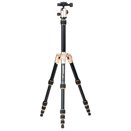 MeFOTO A0350QA 5-section Aluminum Tripod with QR BallHead -Gold