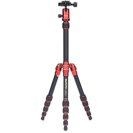 MeFOTO A0350QR 5-section Aluminum Tripod with QR BallHead -Red