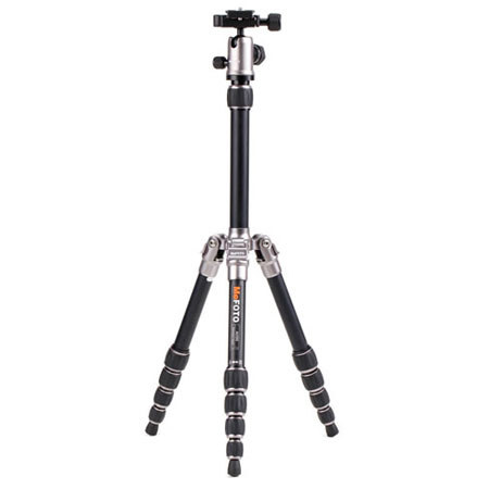 MeFOTO A0350QT 5-section Aluminum Tripod with BallHead -Silver