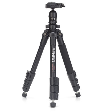 Benro A100EXU Aluminum Tripod with QR BallHead - Black