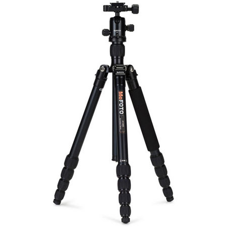 MeFOTO RoadTrip 5-section Aluminum Travel Tripod with Ball Head, Black