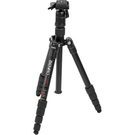 Benro A1690TBH0 Travel Angel Aluminum Tripod with S4 Video Head, 8.8lbs Max LoadCapacity