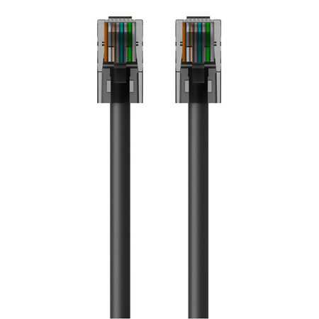 Belkin 3' Cat5e Molded Ethernet Patch Cable, Black