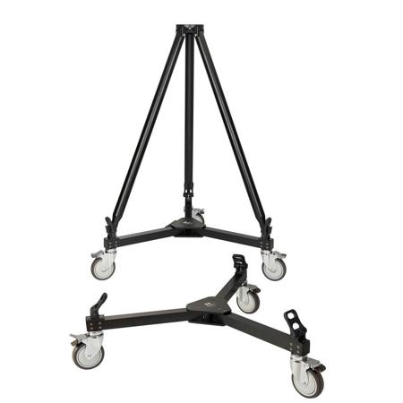 Benro AS14 1-Section Aluminum Tripod with DL10 Heavy Duty Dolly for Camera Jibs