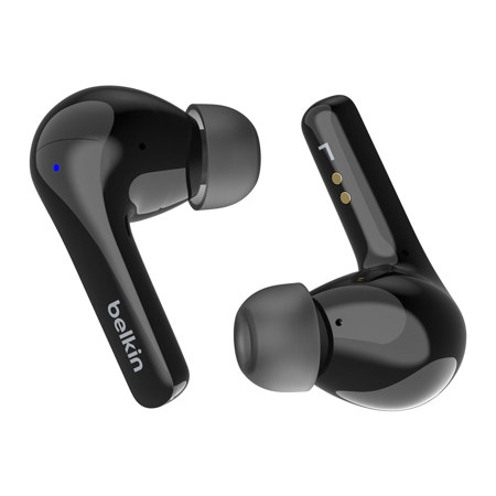 Belkin SoundForm Motion True Wireless Earbuds, Black