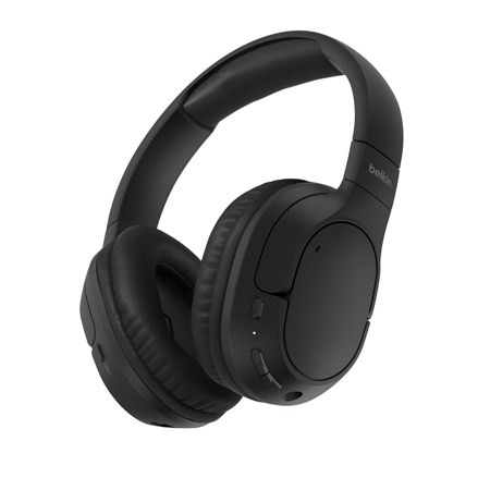 Belkin SoundForm Surround Wireless Closed-Back Over-Ear Headphones, Black