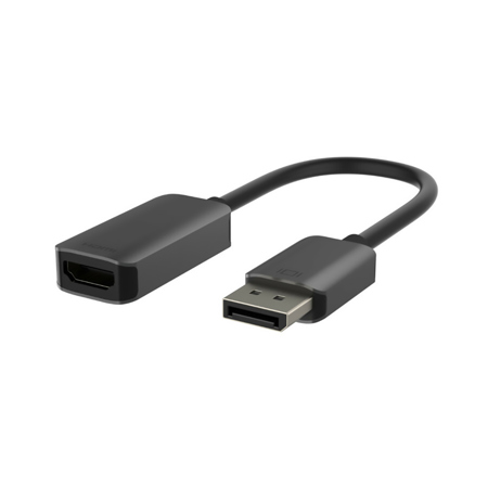 Belkin Active DisplayPort to 4K HDMI 2.0 Adapter, Black